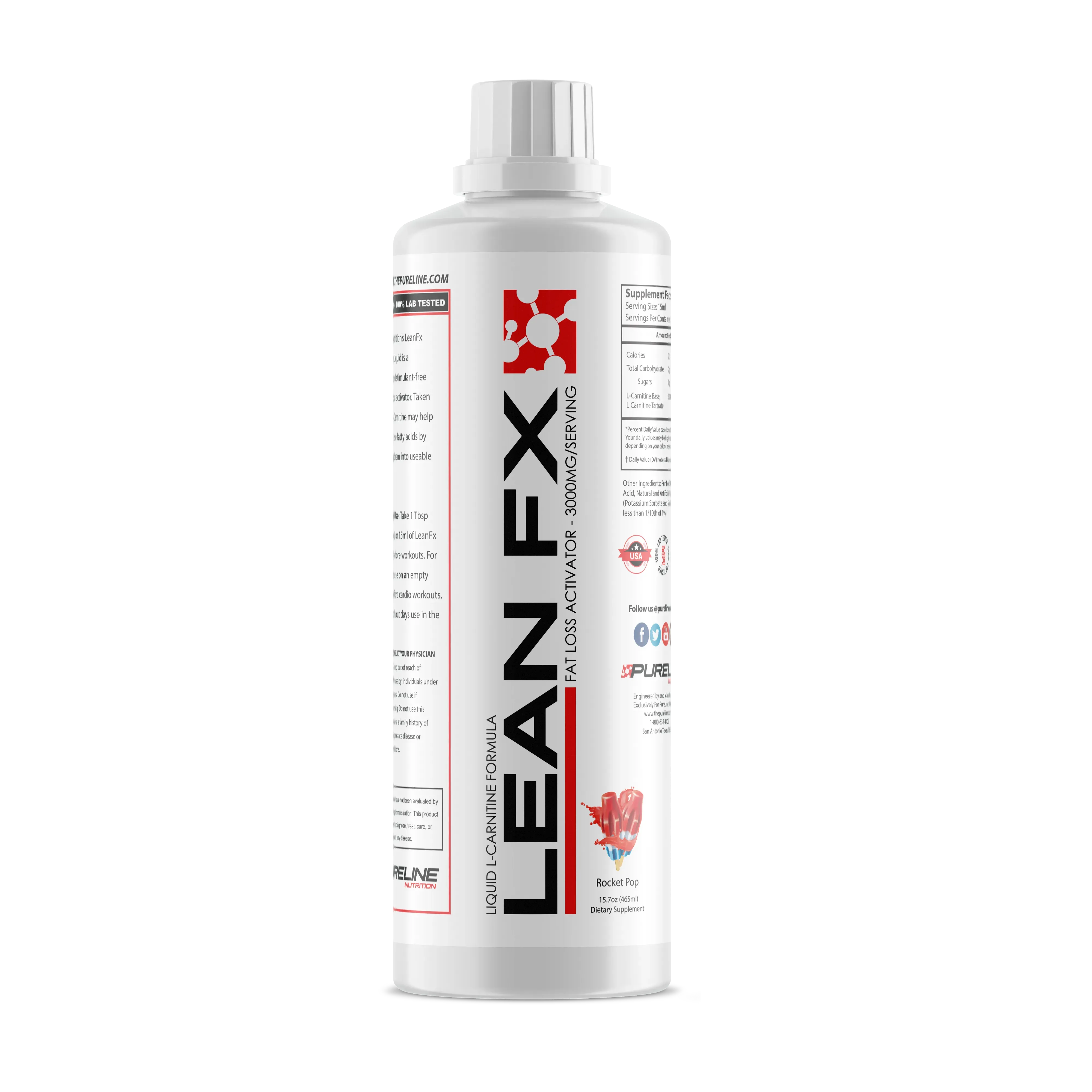 Lean FX - Liquid L- Carnitine Fat Loss Activator | Fat Burners | Pureline Nutrition Lean FX - Liquid L- Carnitine Fat Loss Activator | Fat Burners | Pureline Nutrition