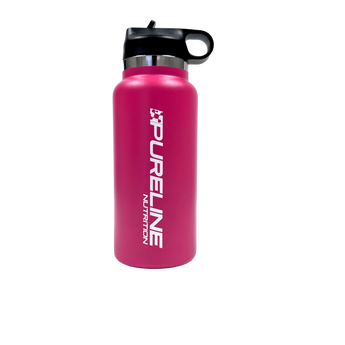 HydroFlask 32 oz Wide Mouth w/ Straw Lid - Accessories - Pureline Nutrition
