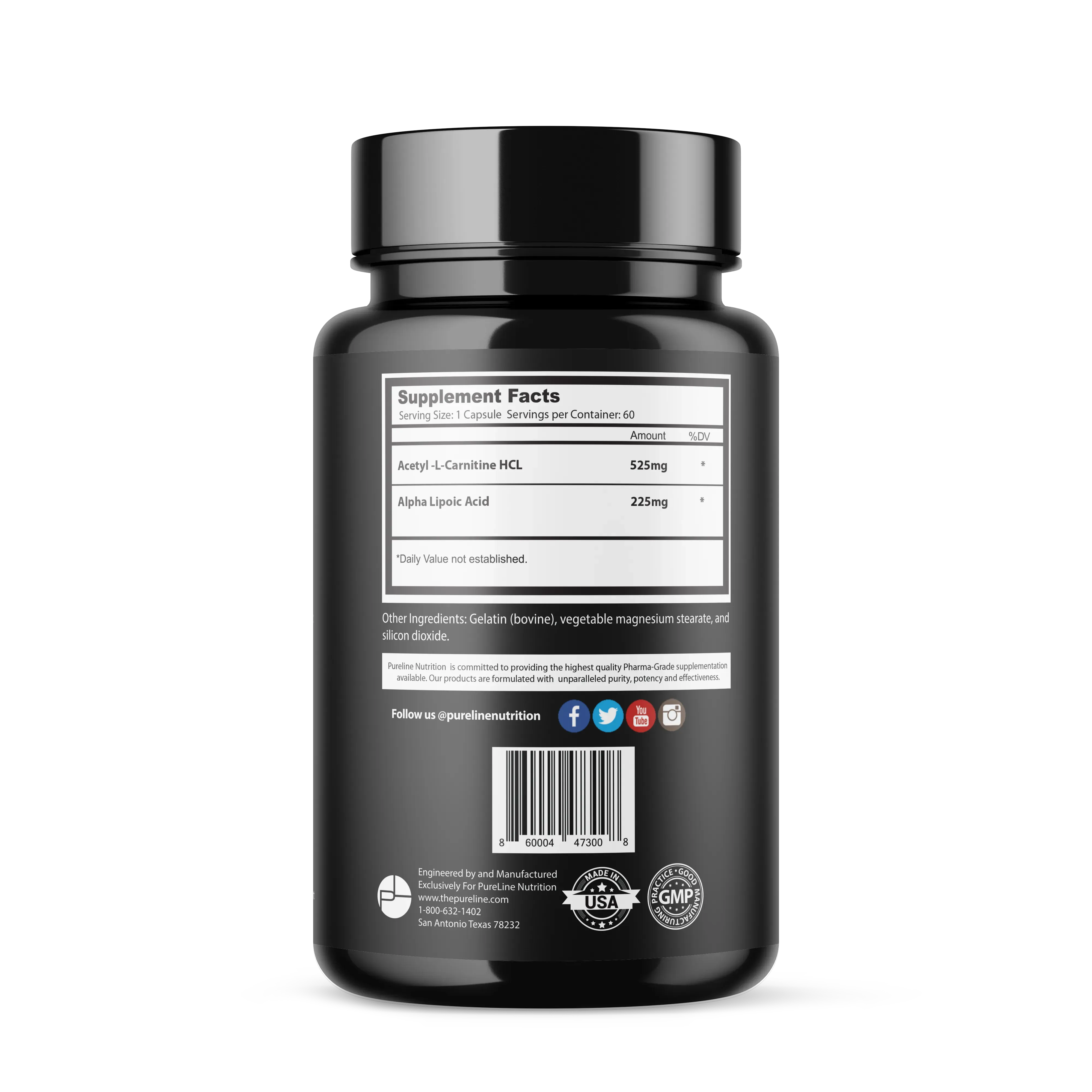 ALA-ALC(Acetyl L-Carnitine & Alpha Lipoic Acid) | Pureline Nutrition ALA-ALC(Acetyl L-Carnitine & Alpha Lipoic Acid) | Pureline Nutrition