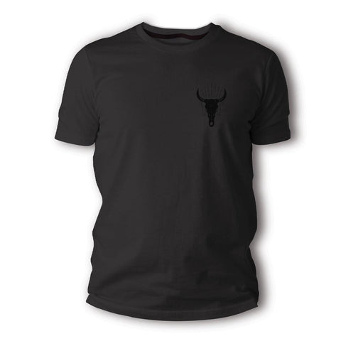 Pureline Ranch Skull T-shirt - Black / Charcoal - Apparel - Pureline Nutrition