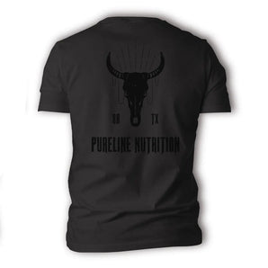 Pureline Ranch Skull T-shirt - Black / Charcoal - Apparel - Pureline Nutrition