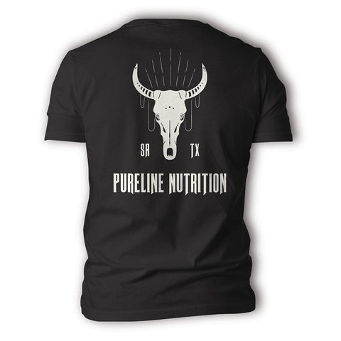 Pureline Ranch Skull T-shirt - Bone Color - Apparel - Pureline Nutrition