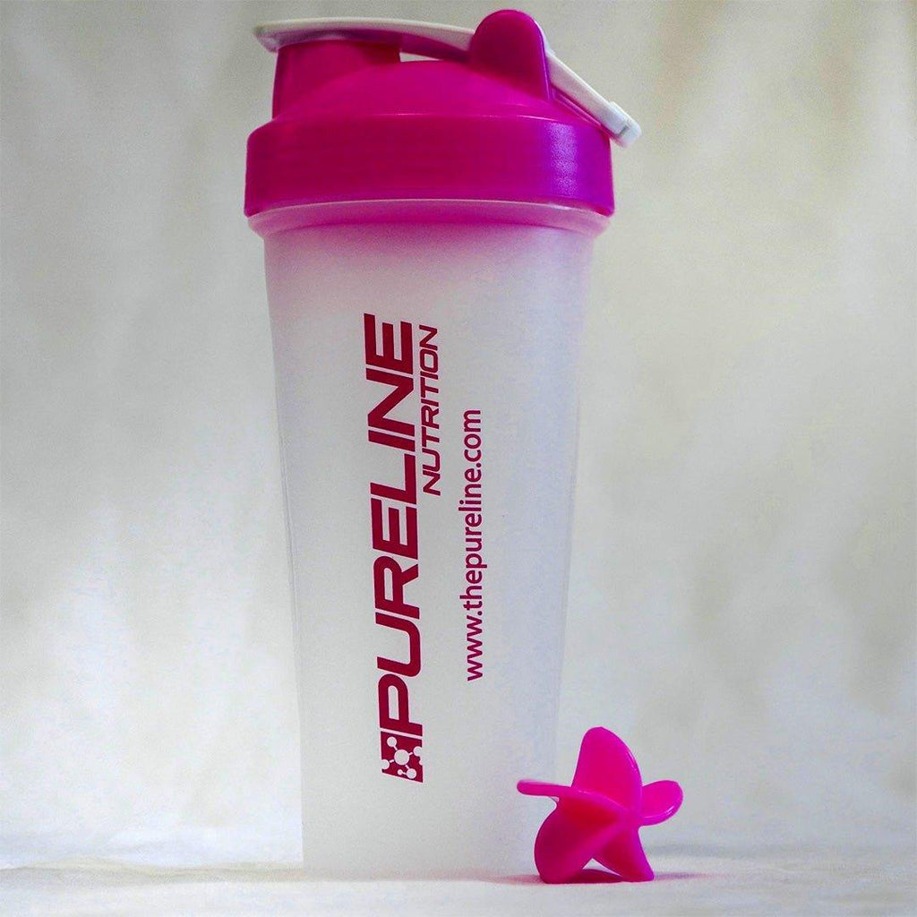 Pink Shaker Bottle - Accessories - Pureline Nutrition